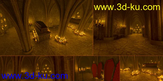 Vampire Crypt and Props模型的图片7