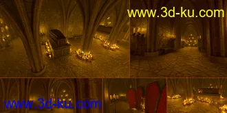 3D打印模型Vampire Crypt and Props的图片