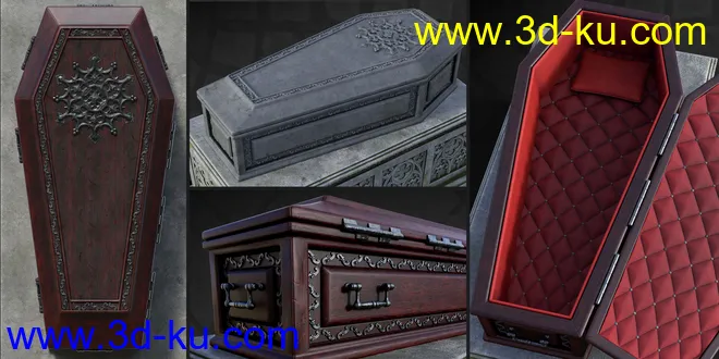 Vampire Crypt and Props模型的图片12