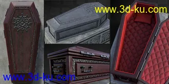 3D打印模型Vampire Crypt and Props的图片