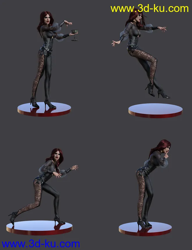 Vampiresque Poses for Genesis 8 Female模型的图片5