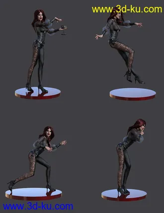 3D打印模型Vampiresque Poses for Genesis 8 Female的图片