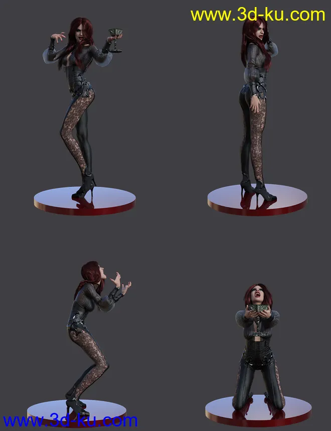 Vampiresque Poses for Genesis 8 Female模型的图片6