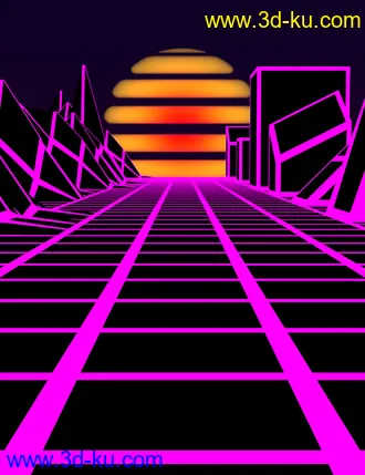 3D打印模型Vaporwave Playground的图片