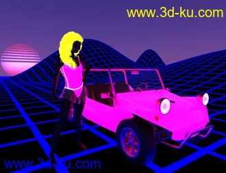 3D打印模型Vaporwave Playground的图片