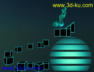 3D打印模型Vaporwave Playground的图片