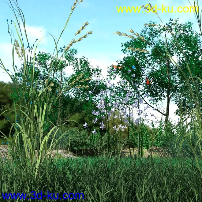 Variety of Beautiful Plants模型的图片3