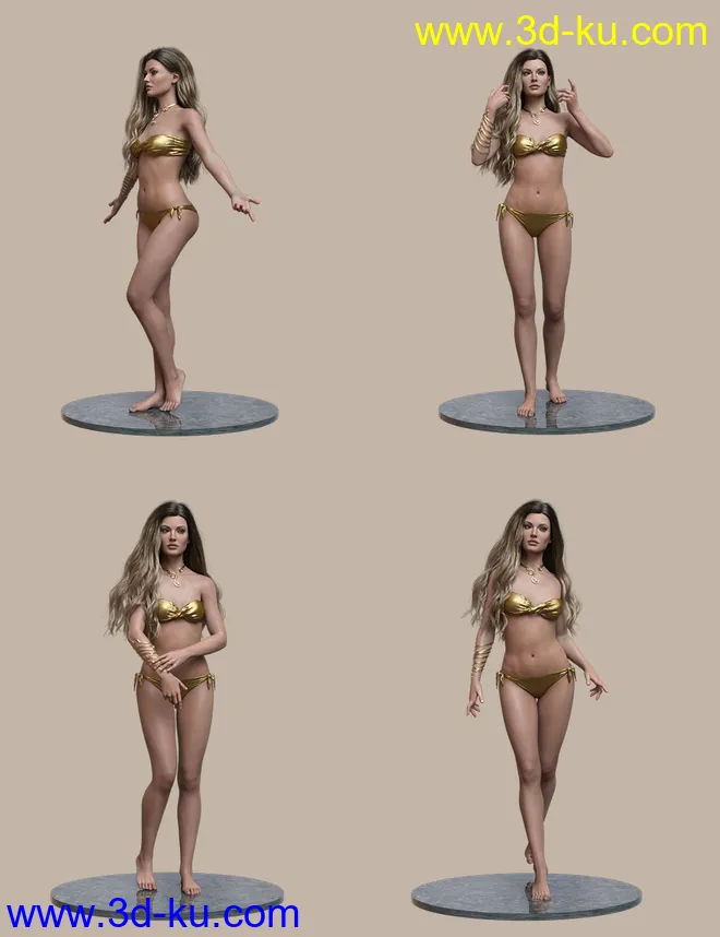 Veiled Poses for Genesis 8 and 8.1 Females模型的图片6