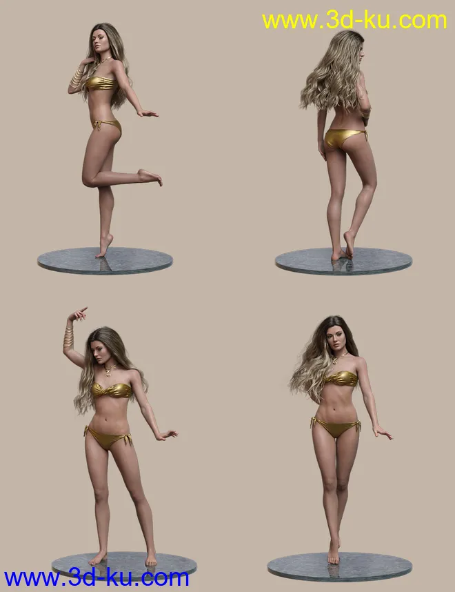 Veiled Poses for Genesis 8 and 8.1 Females模型的图片7