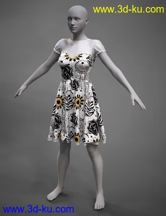 3D打印模型Versatility for Malka Dress的图片