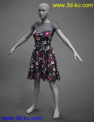3D打印模型Versatility for Malka Dress的图片