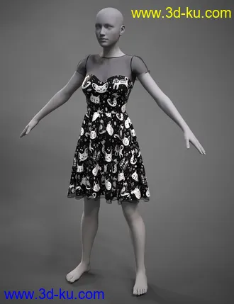 3D打印模型Versatility for Malka Dress的图片