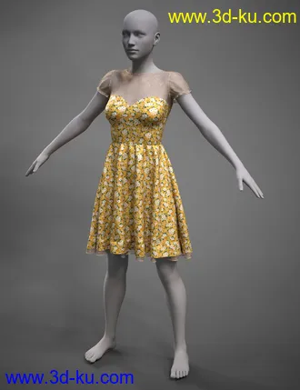 3D打印模型Versatility for Malka Dress的图片