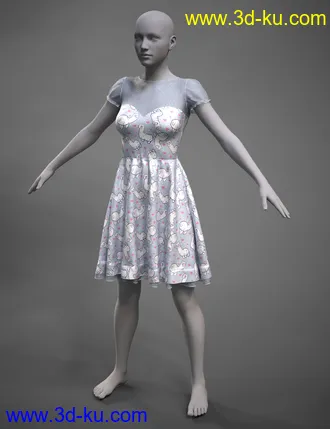 3D打印模型Versatility for Malka Dress的图片