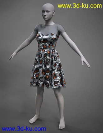 3D打印模型Versatility for Malka Dress的图片