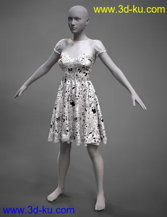 3D打印模型Versatility for Malka Dress的图片
