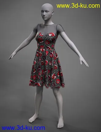 3D打印模型Versatility for Malka Dress的图片
