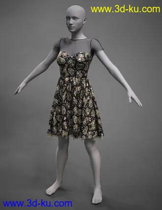 3D打印模型Versatility for Malka Dress的图片