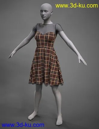 3D打印模型Versatility for Malka Dress的图片