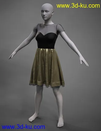 3D打印模型Versatility for Malka Dress的图片