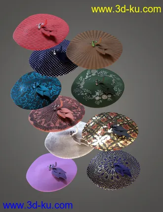 3D打印模型Versatility for ND Fantasy Hats的图片