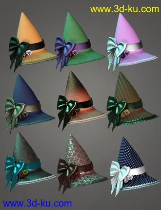 3D打印模型Versatility for ND Fantasy Hats的图片