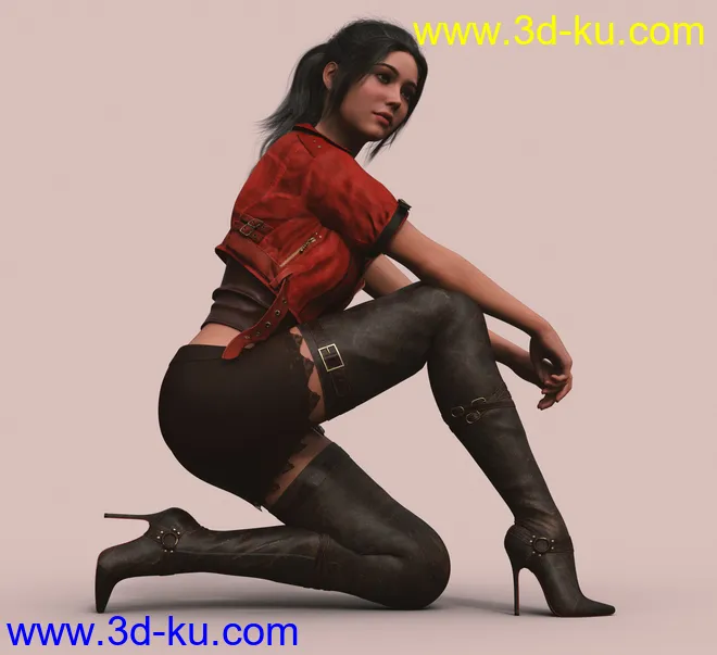 Vertigo High Heel Boots for Genesis 3, 8 and 8.1 Females模型的图片2