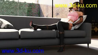 3D打印模型Vertigo High Heel Boots for Genesis 3, 8 and 8.1 Females的图片