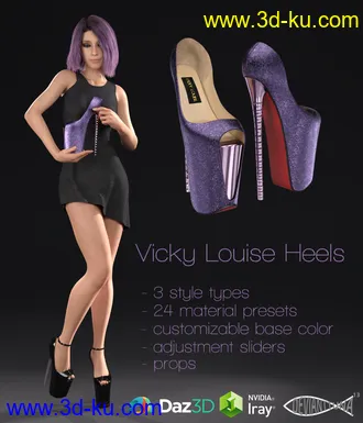 3D打印模型Vicky Louise Heels的图片