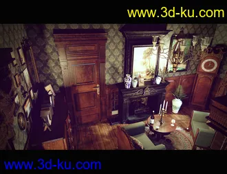 3D打印模型Victorian Bedroom的图片