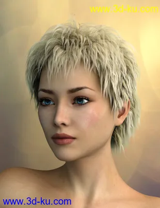 3D打印模型Vidra Hair for Genesis 3 Female(s) and Male(s)的图片
