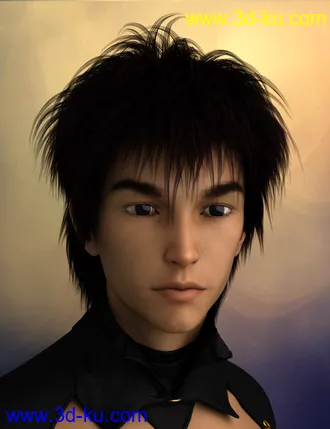 3D打印模型Vidra Hair for Genesis 3 Female(s) and Male(s)的图片