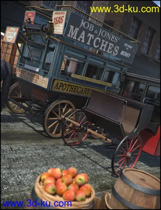 3D打印模型Vintage Carriages 2 - Brougham & Omnibus的图片