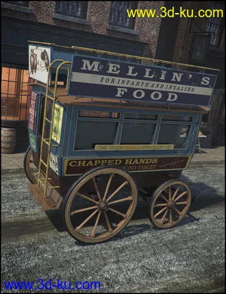 3D打印模型Vintage Carriages 2 - Brougham & Omnibus的图片