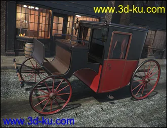 3D打印模型Vintage Carriages 2 - Brougham & Omnibus的图片