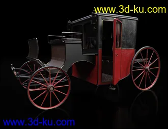 3D打印模型Vintage Carriages 2 - Brougham & Omnibus的图片