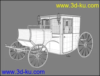 3D打印模型Vintage Carriages 2 - Brougham & Omnibus的图片