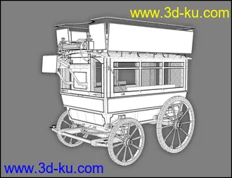 3D打印模型Vintage Carriages 2 - Brougham & Omnibus的图片