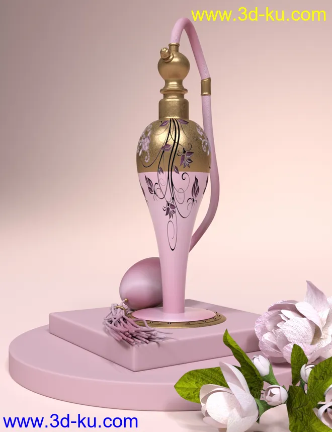 Vintage Perfume Bottles模型的图片1