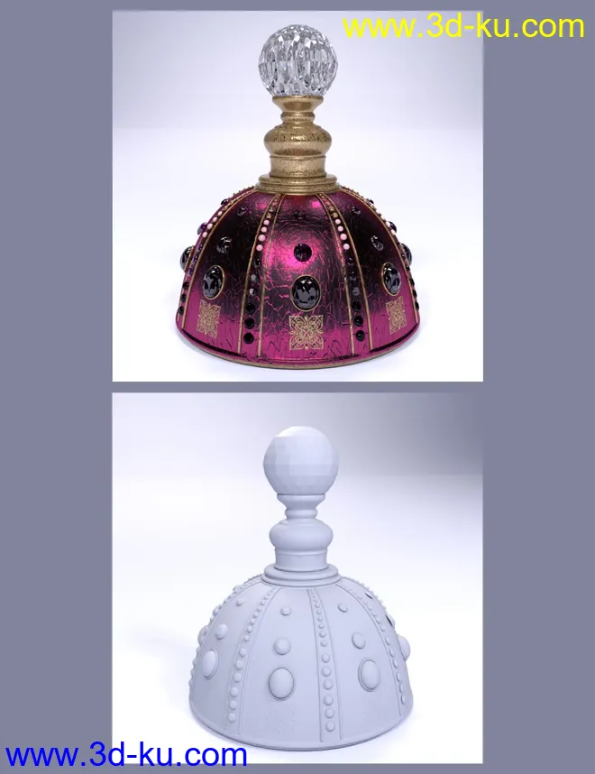 Vintage Perfume Bottles模型的图片7