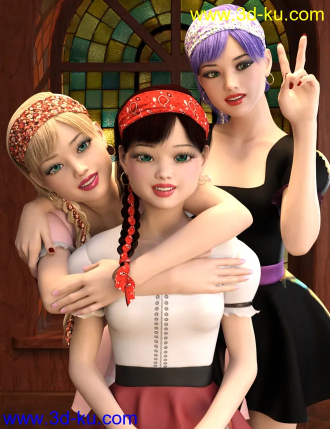 Violetta for Genesis 8 Female模型的图片1