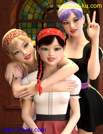 3D打印模型Violetta for Genesis 8 Female的图片