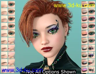 3D打印模型Violetta for Genesis 8 Female的图片