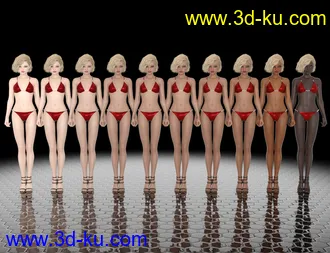 3D打印模型Violetta for Genesis 8 Female的图片