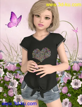 3D打印模型Violetta for Genesis 8 Female的图片