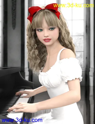 3D打印模型Violetta for Genesis 8 Female的图片