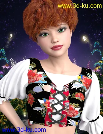 3D打印模型Violetta for Genesis 8 Female的图片