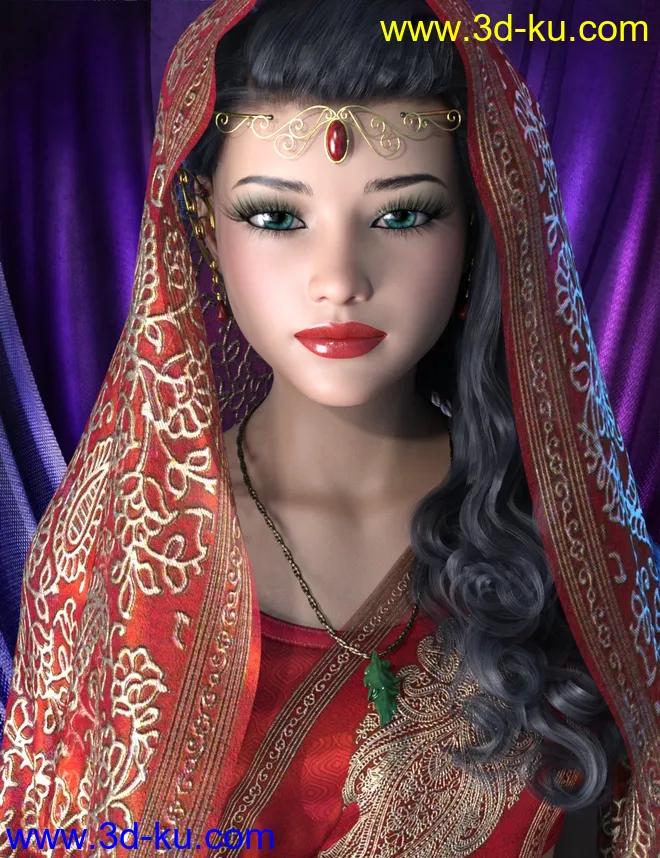 Violetta for Genesis 8 Female模型的图片14