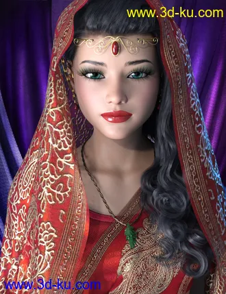 3D打印模型Violetta for Genesis 8 Female的图片