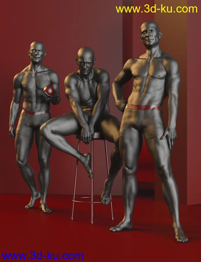 Virile Poses for Genesis 8 Male模型的图片4